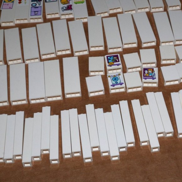 LEGO Friends columns pillars supports white 2454 2453 43888 bulk - Picture 4 of 10